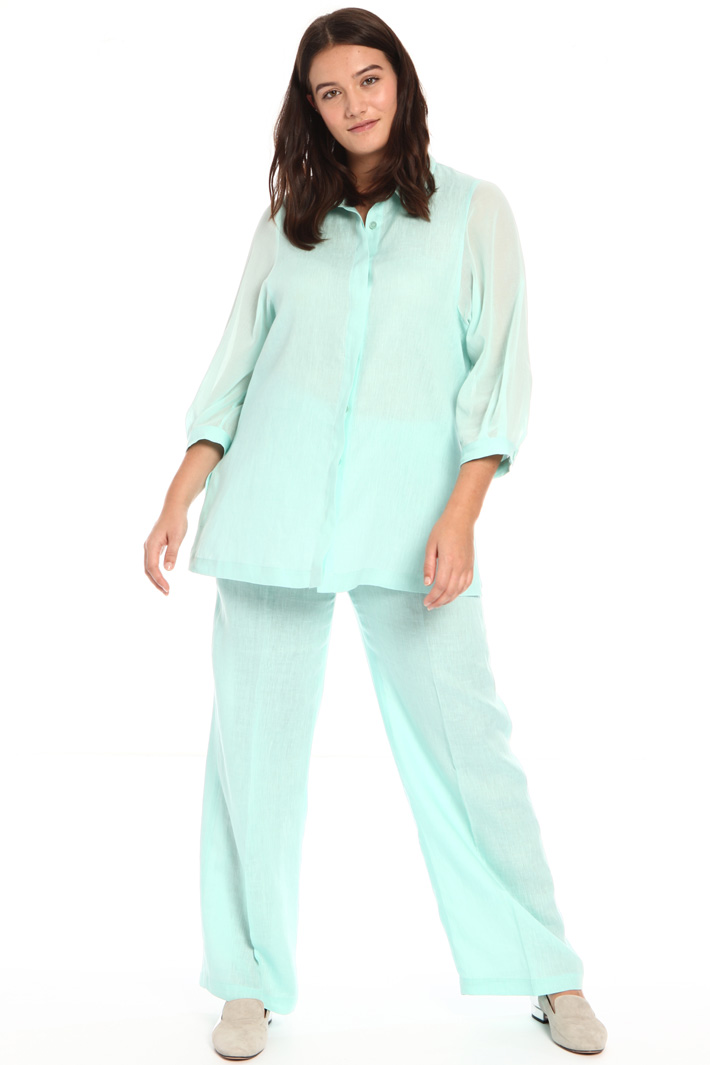 Casacca in puro lino Fashion Market Casacca in puro lino Fashion Market