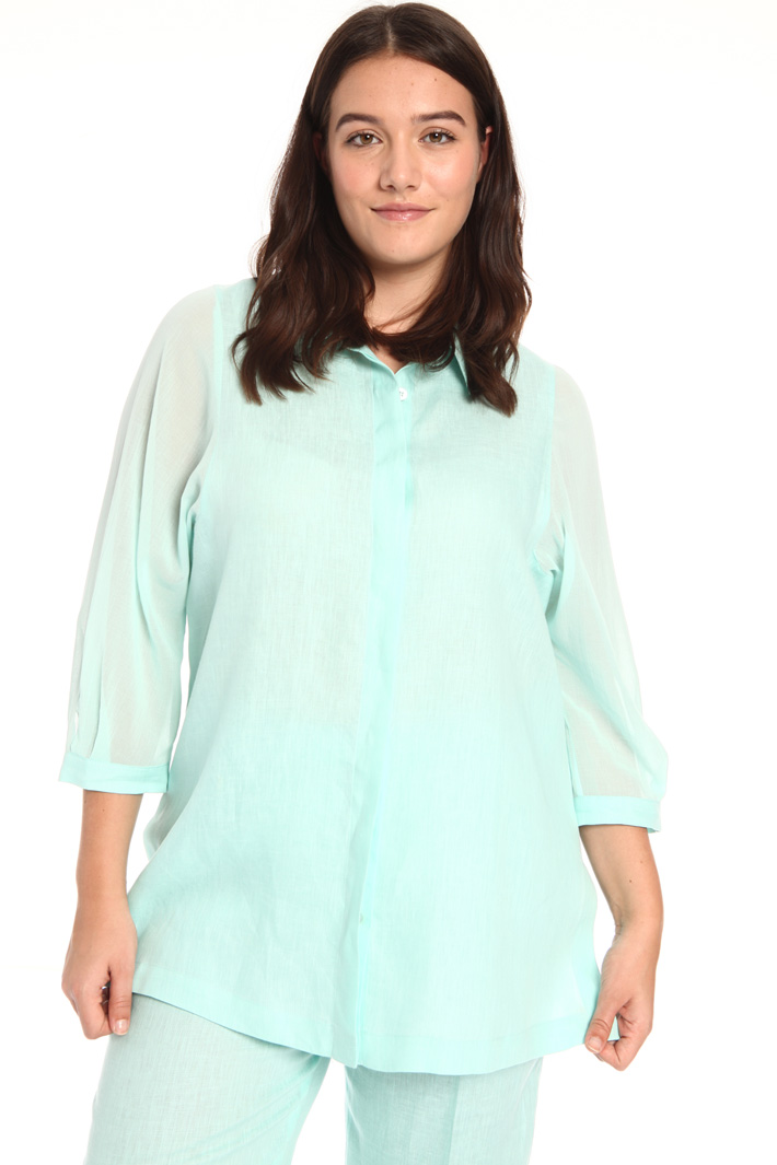 Casacca in puro lino Fashion Market Casacca in puro lino Fashion Market