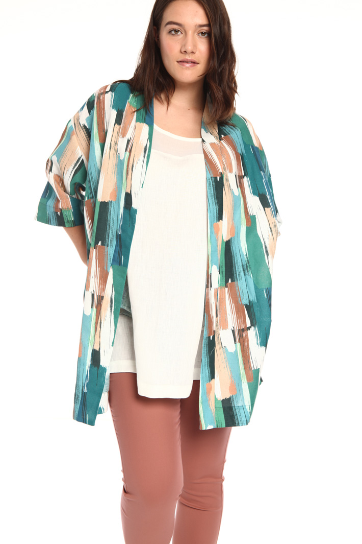 Casacca in lino e cotone Fashion Market Casacca in lino e cotone Fashion Market