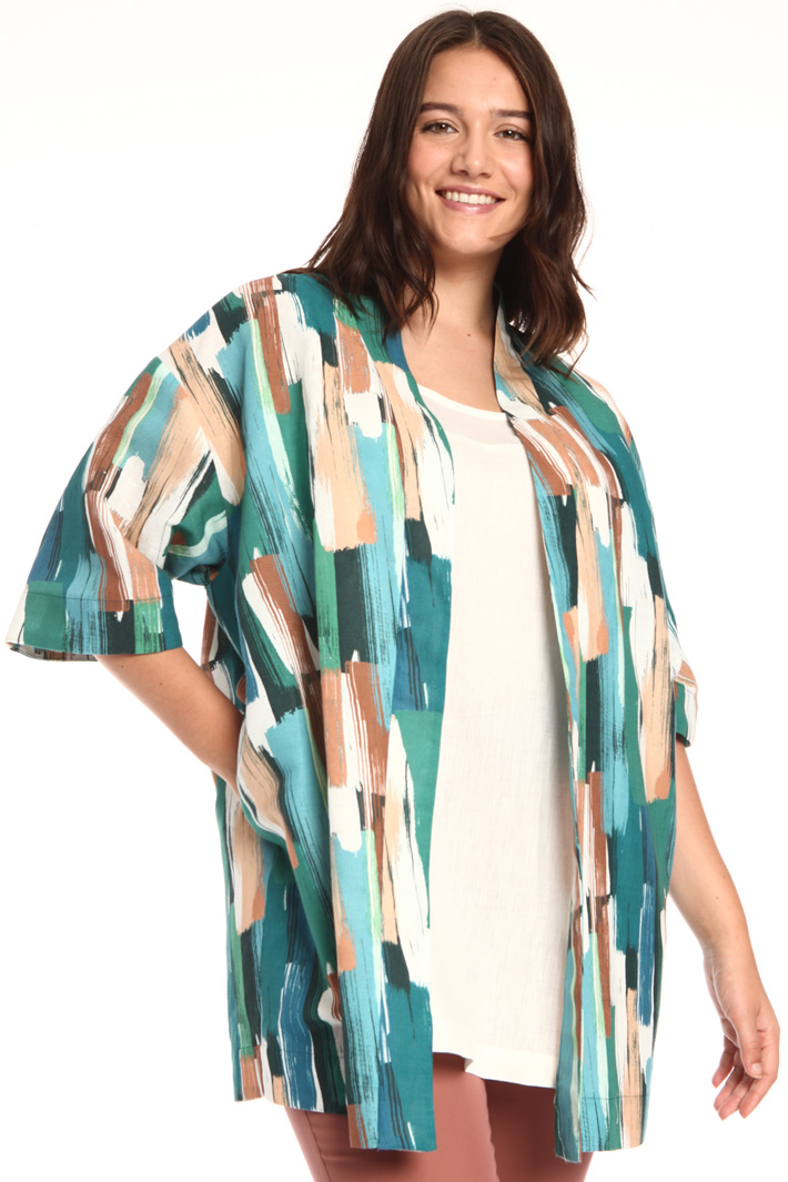 Casacca in lino e cotone Fashion Market Casacca in lino e cotone Fashion Market