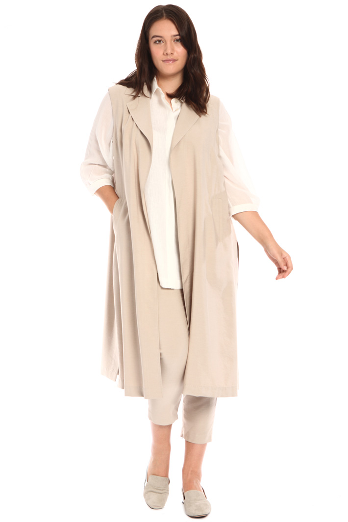 Gilet in twill di viscosa Fashion Market Gilet in twill di viscosa Fashion Market