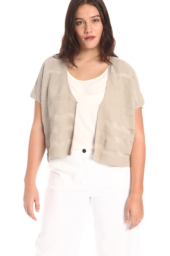 Cardigan in cotone crepe Fashion Market Cardigan in cotone crepe Fashion Market