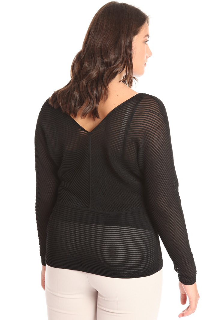 Maglia in viscosa a coste Fashion Market Maglia in viscosa a coste Fashion Market