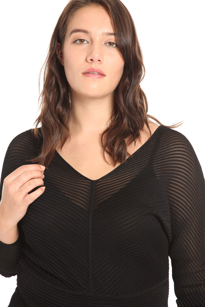 Maglia in viscosa a coste Fashion Market Maglia in viscosa a coste Fashion Market