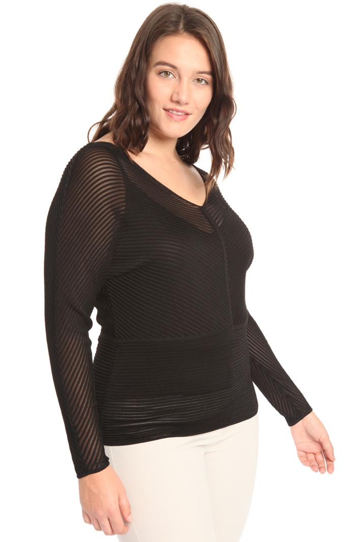 Maglia in viscosa a coste Fashion Market Maglia in viscosa a coste Fashion Market