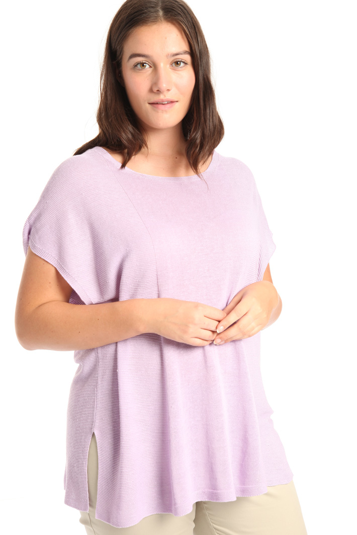 Maglia in lino e viscosa Fashion Market Maglia in lino e viscosa Fashion Market