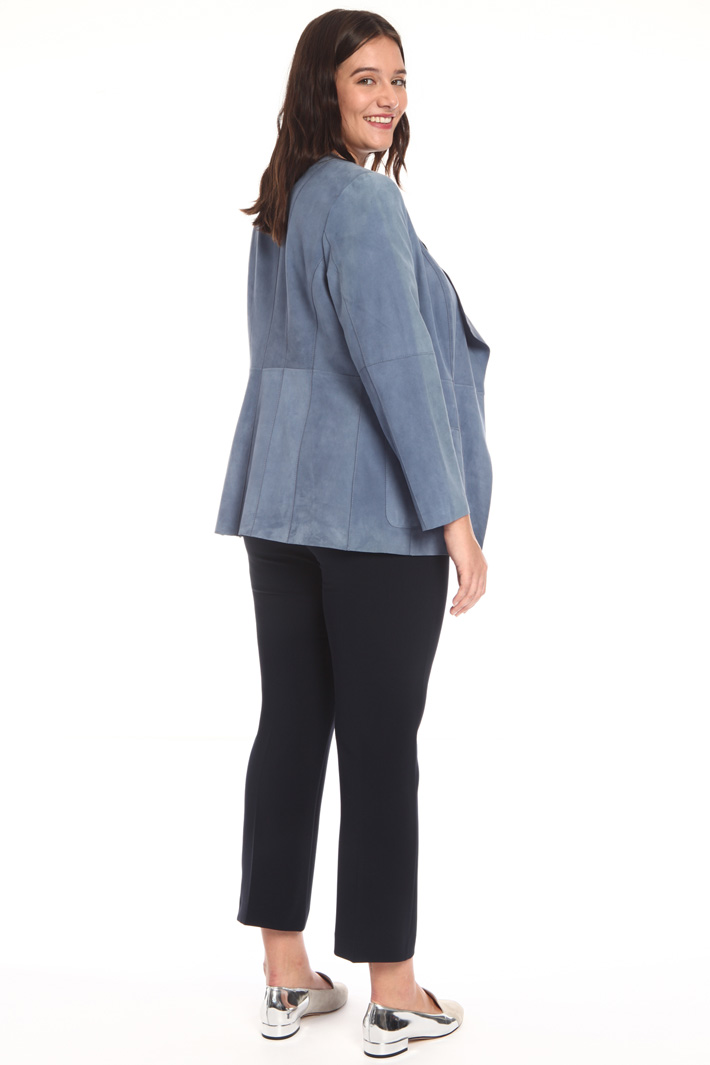 Blazer in pelle scamosciata Fashion Market Blazer in pelle scamosciata Fashion Market