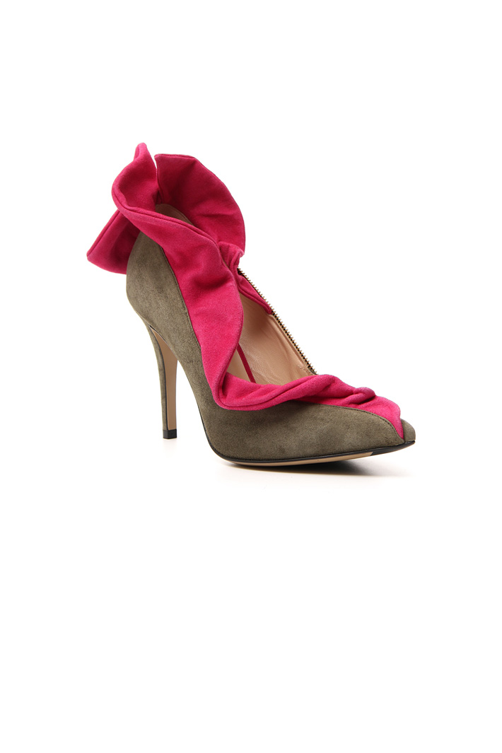 Décolleté in suede con rouches Fashion Market Décolleté in suede con rouches Fashion Market
