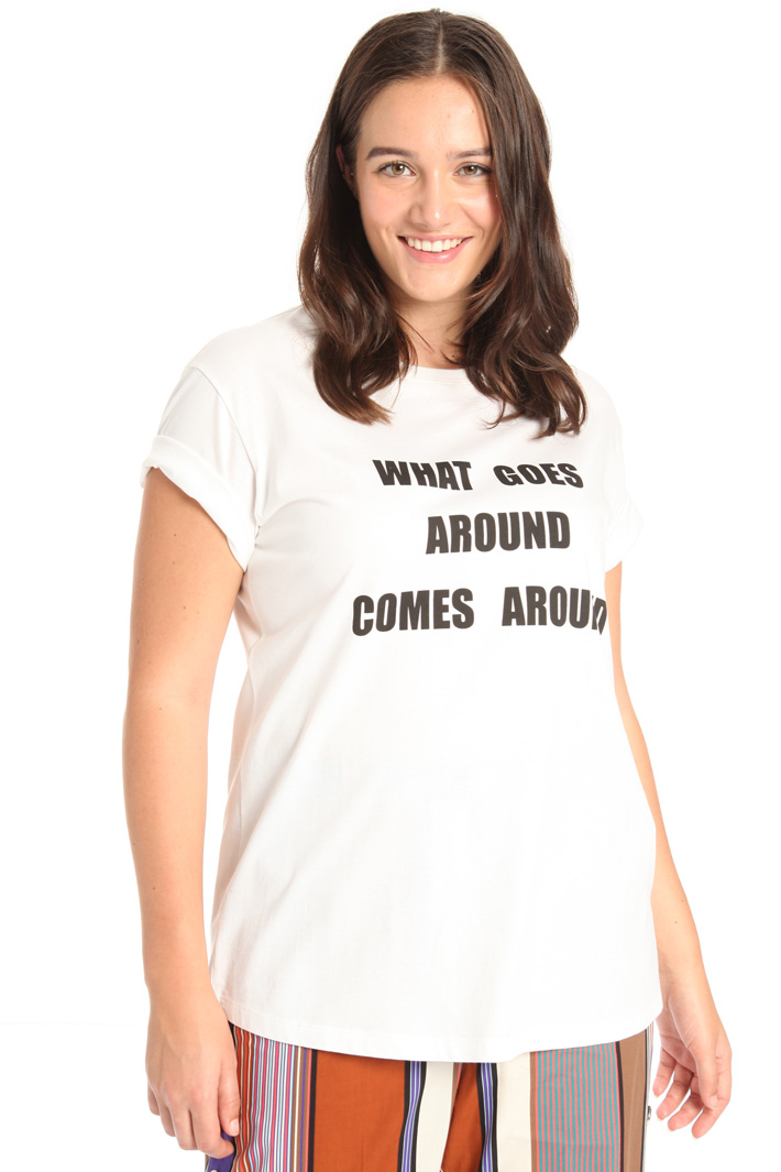 T-shirt in jersey di cotone Fashion Market T-shirt in jersey di cotone Fashion Market