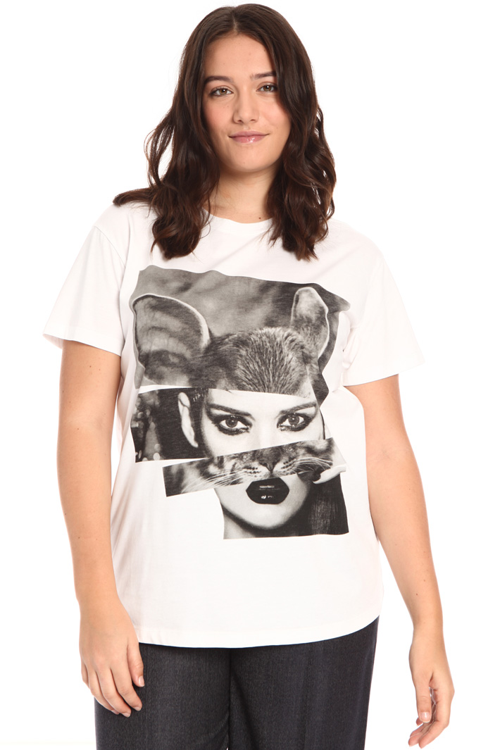 T-shirt in jersey di cotone Fashion Market T-shirt in jersey di cotone Fashion Market