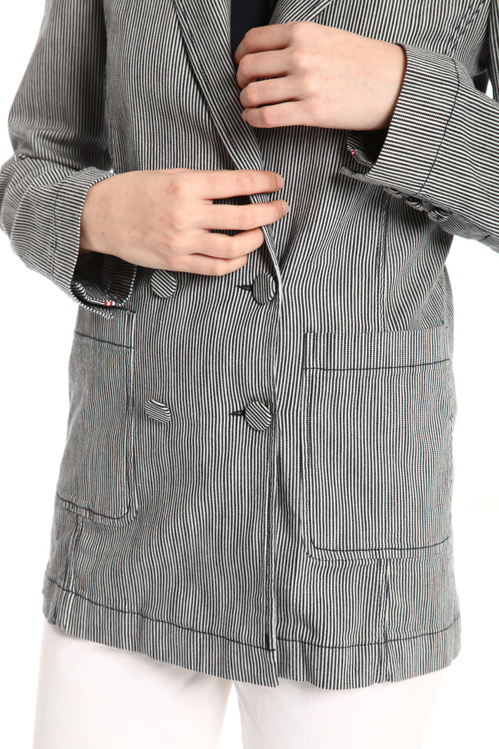 Blazer in puro cotone Fashion Market Blazer in puro cotone Fashion Market