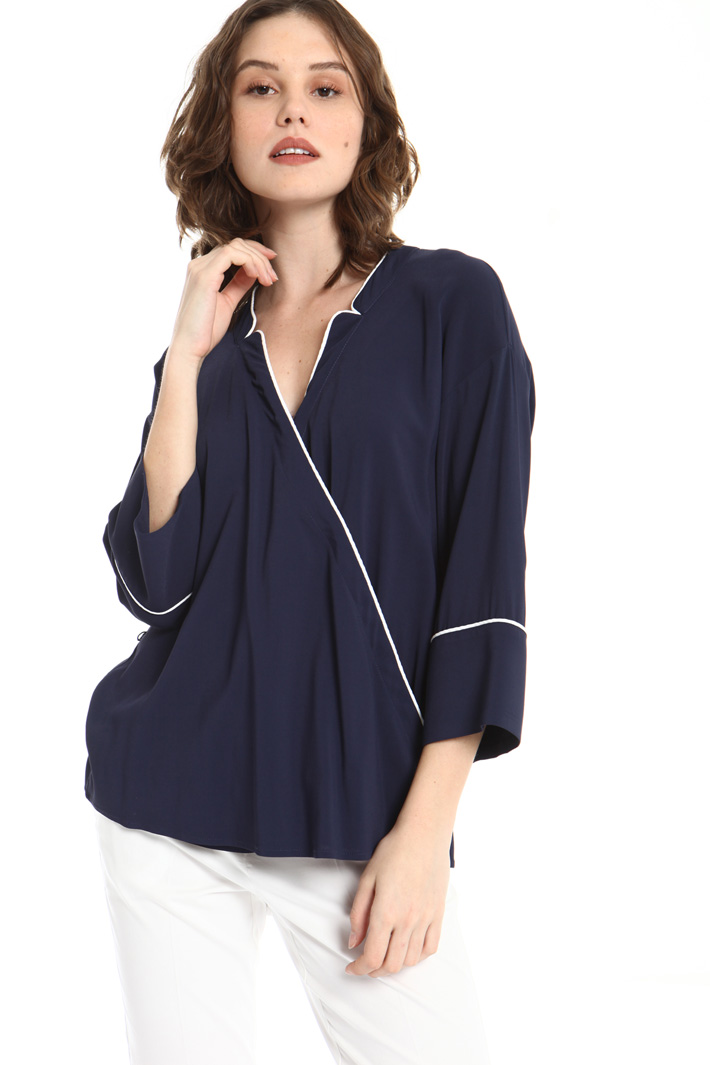Casacca in viscosa fluida Fashion Market Casacca in viscosa fluida Fashion Market