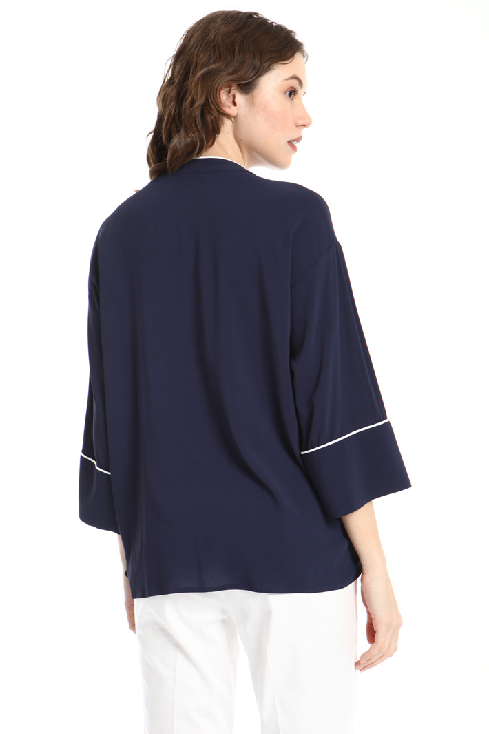 Casacca in viscosa fluida Fashion Market Casacca in viscosa fluida Fashion Market