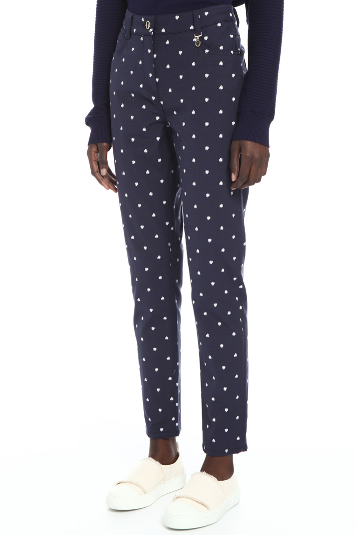 Pantaloni in cotone jacquard Fashion Market Pantaloni in cotone jacquard Fashion Market
