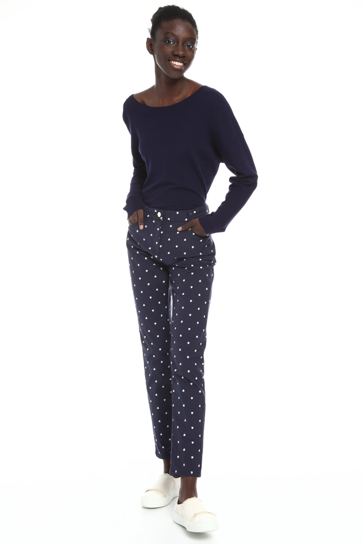 Pantaloni in cotone jacquard Fashion Market Pantaloni in cotone jacquard Fashion Market