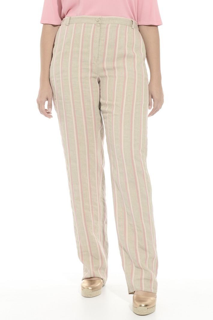 Pantaloni in lino e cotone Fashion Market Pantaloni in lino e cotone Fashion Market