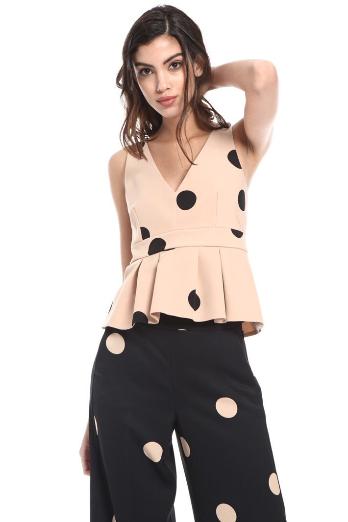 Top in cady stretch Fashion Market Top in cady stretch Fashion Market