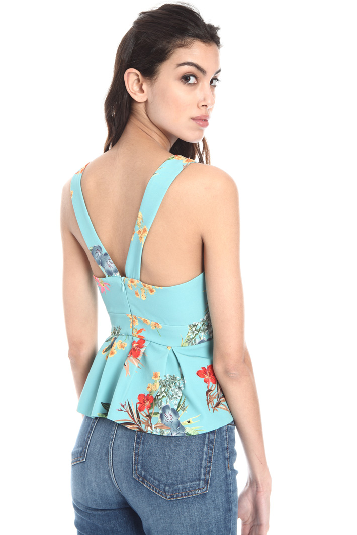 Top in cady stretch Fashion Market Top in cady stretch Fashion Market