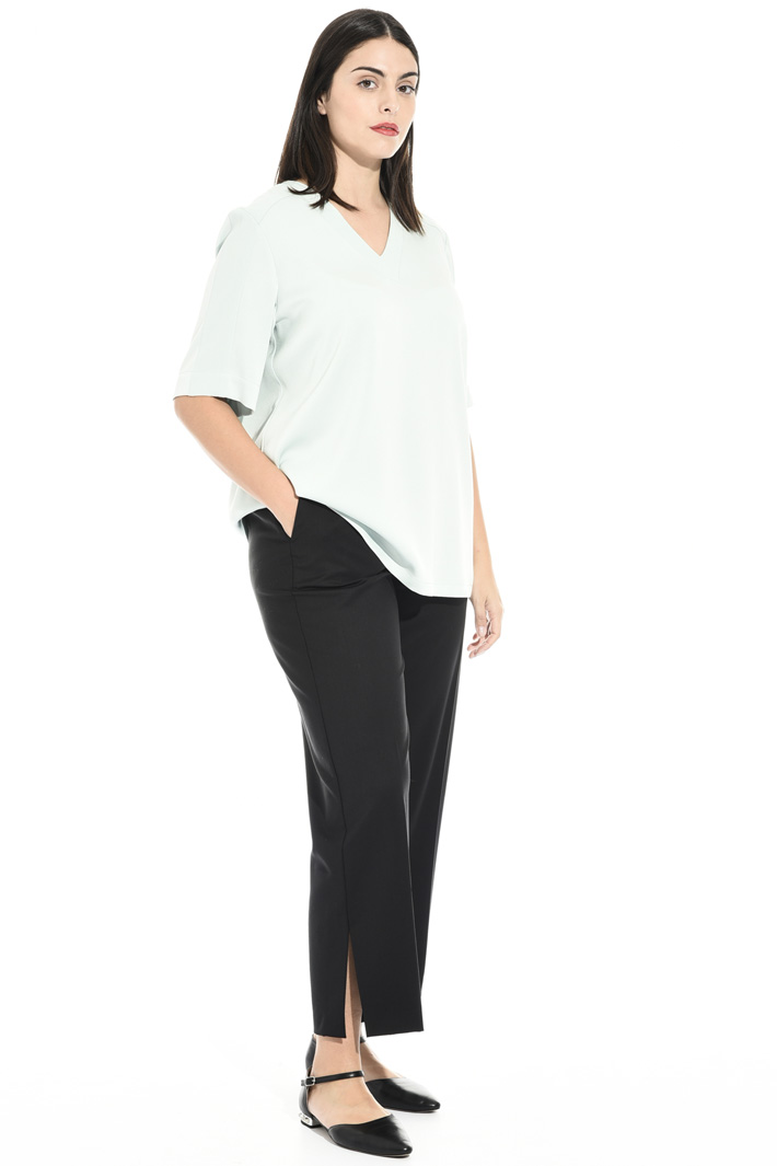 Blusa in tessuto fluido Fashion Market Blusa in tessuto fluido Fashion Market