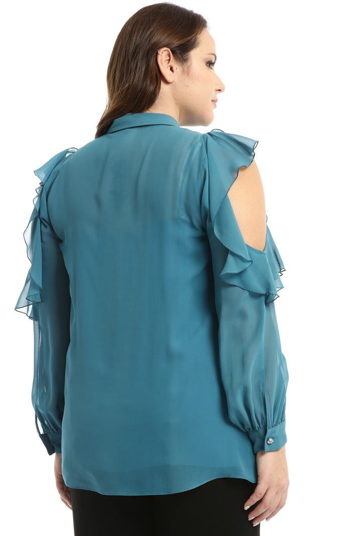 Camicia in seta con volant Fashion Market Camicia in seta con volant Fashion Market