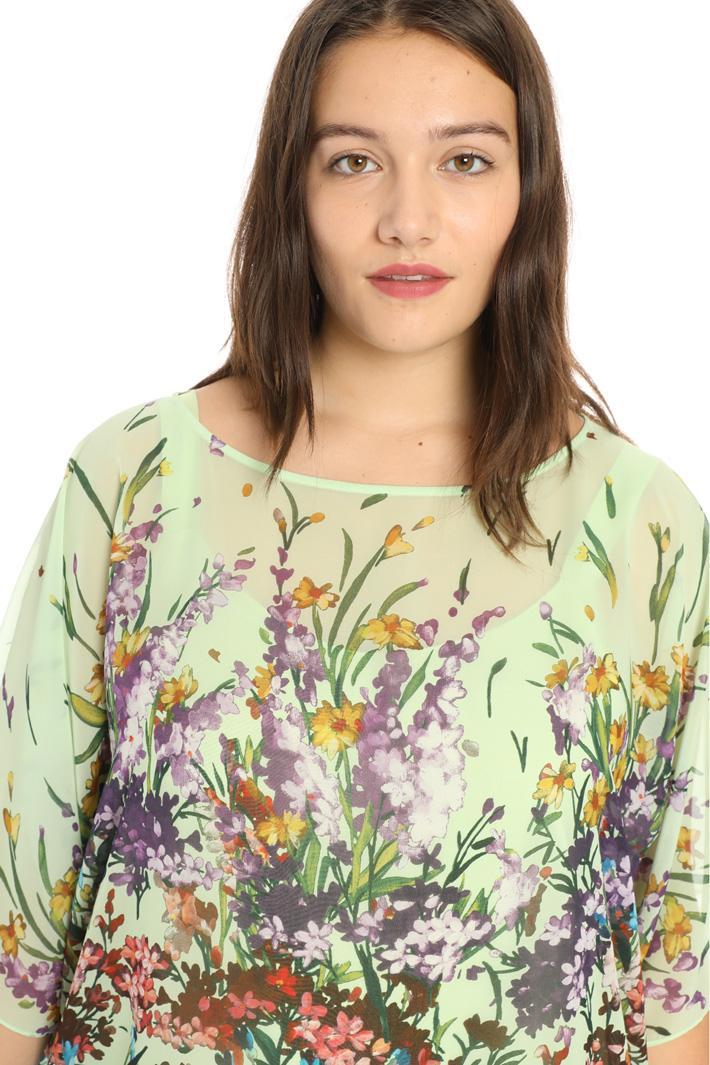Casacca over in chiffon Fashion Market Casacca over in chiffon Fashion Market