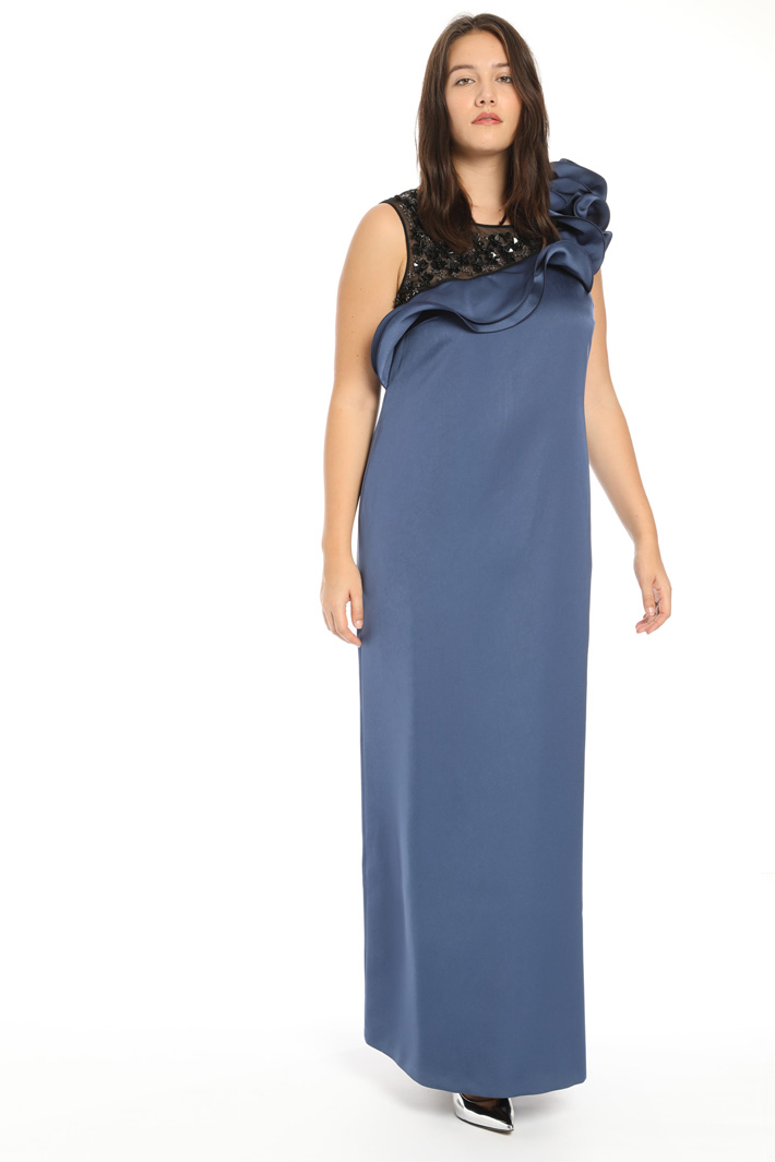 Abito lungo in duchesse Fashion Market Abito lungo in duchesse Fashion Market