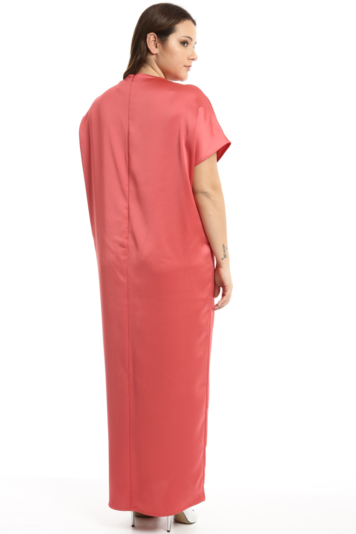 Abito in enver satin lucido Fashion Market Abito in enver satin lucido Fashion Market