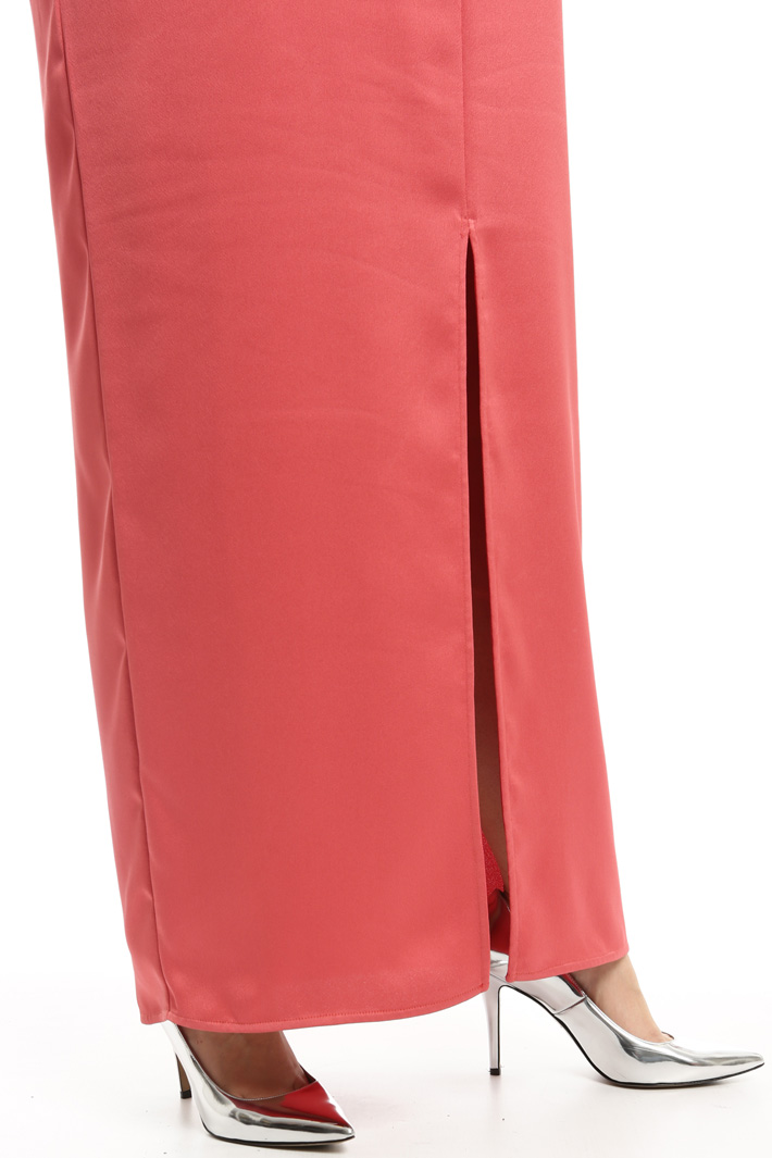 Abito in enver satin lucido Fashion Market Abito in enver satin lucido Fashion Market