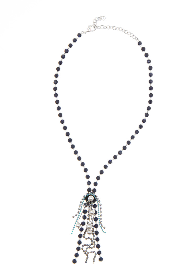 Collana con strass pendenti Fashion Market Collana con strass pendenti Fashion Market
