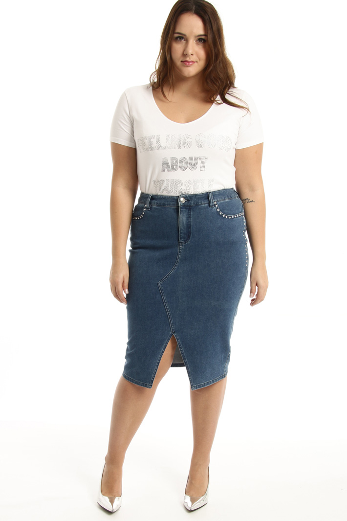 Gonna in denim stretch Fashion Market Gonna in denim stretch Fashion Market