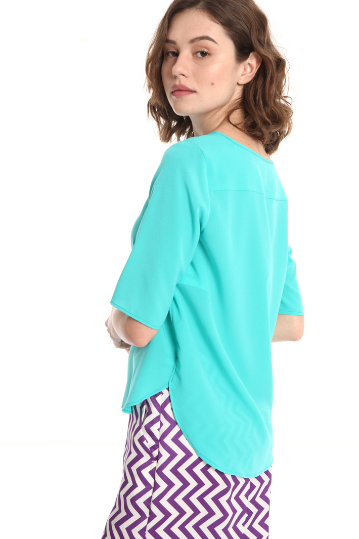 Blusa in crepe de chine Fashion Market Blusa in crepe de chine Fashion Market