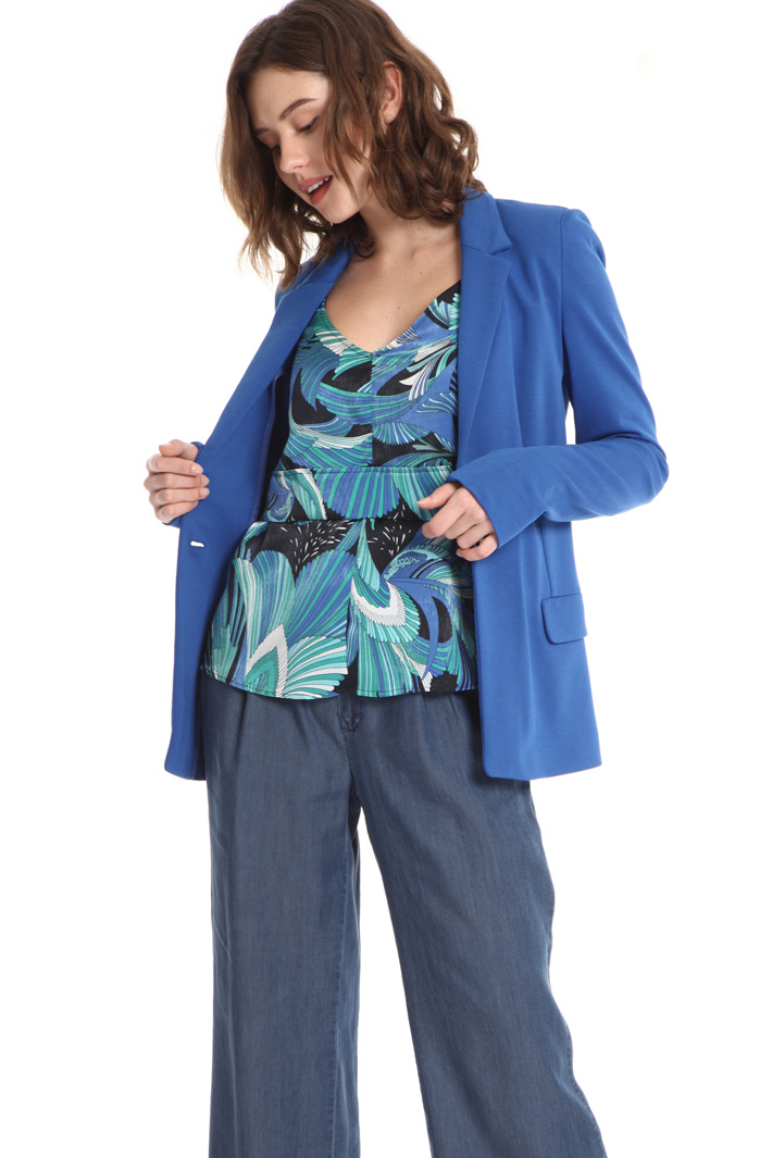 Blusa in raso stampato Fashion Market Blusa in raso stampato Fashion Market