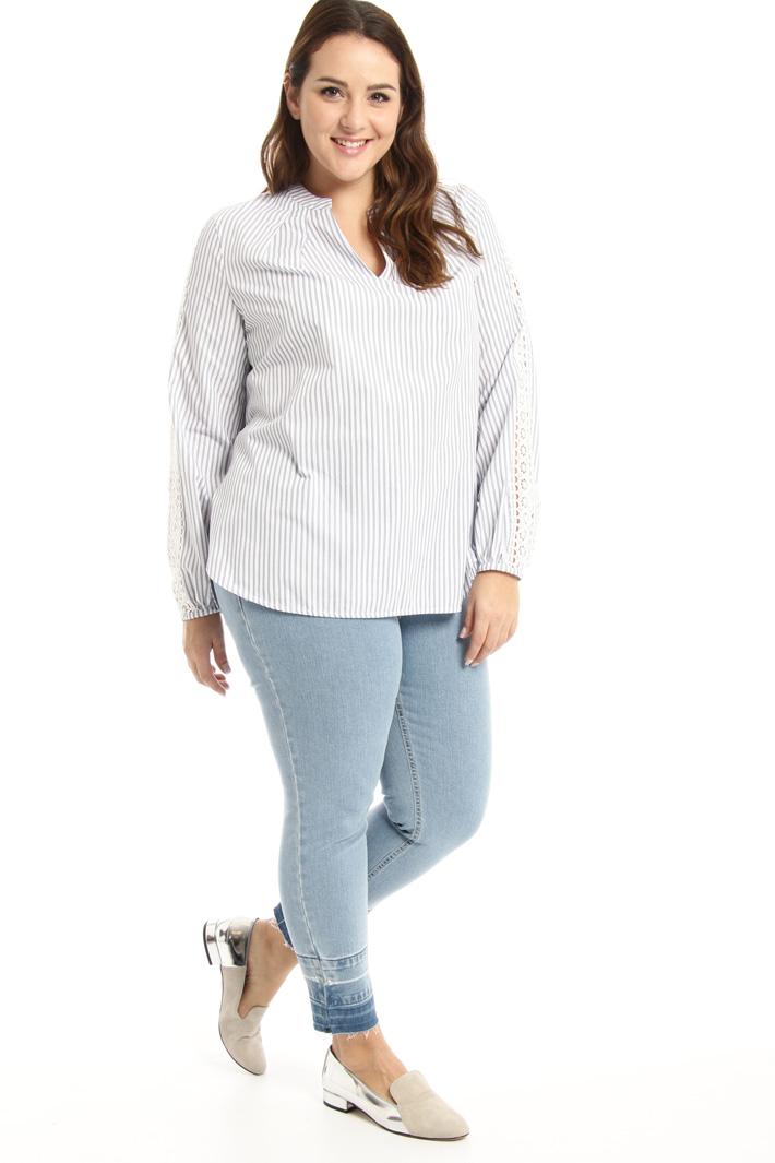 Camicia in popeline di cotone Fashion Market Camicia in popeline di cotone Fashion Market