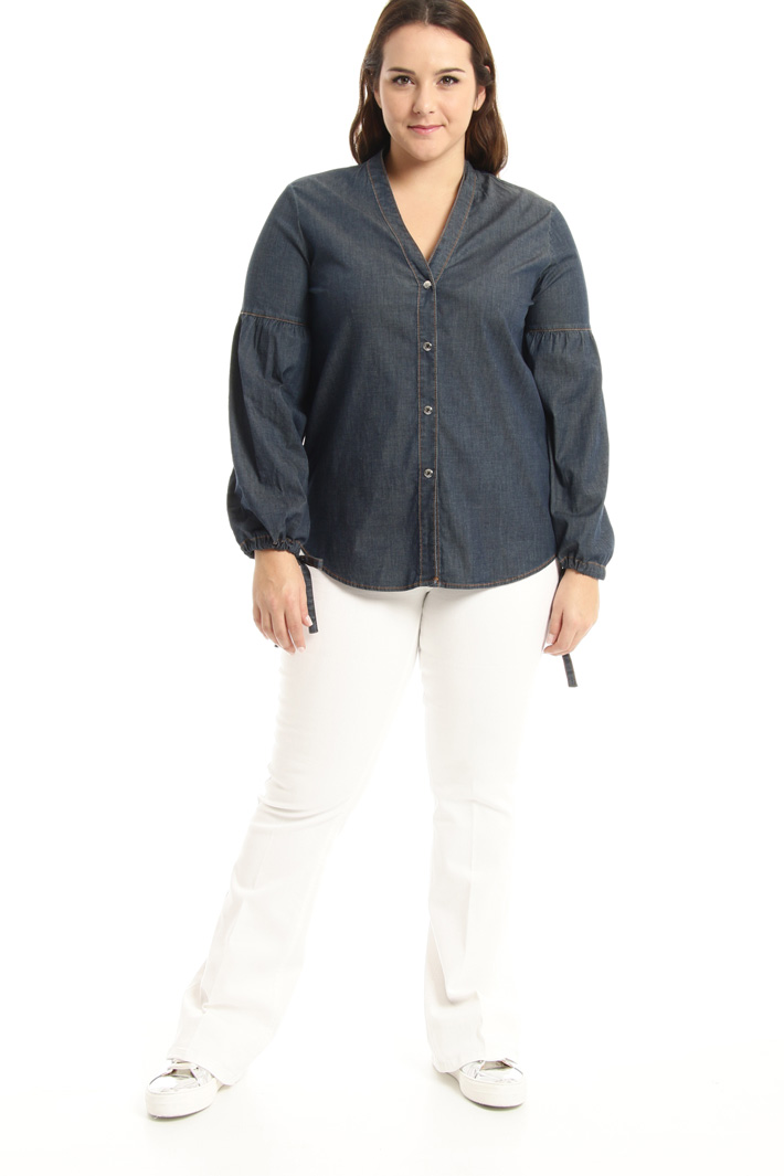 Camicia in denim leggero Fashion Market Camicia in denim leggero Fashion Market