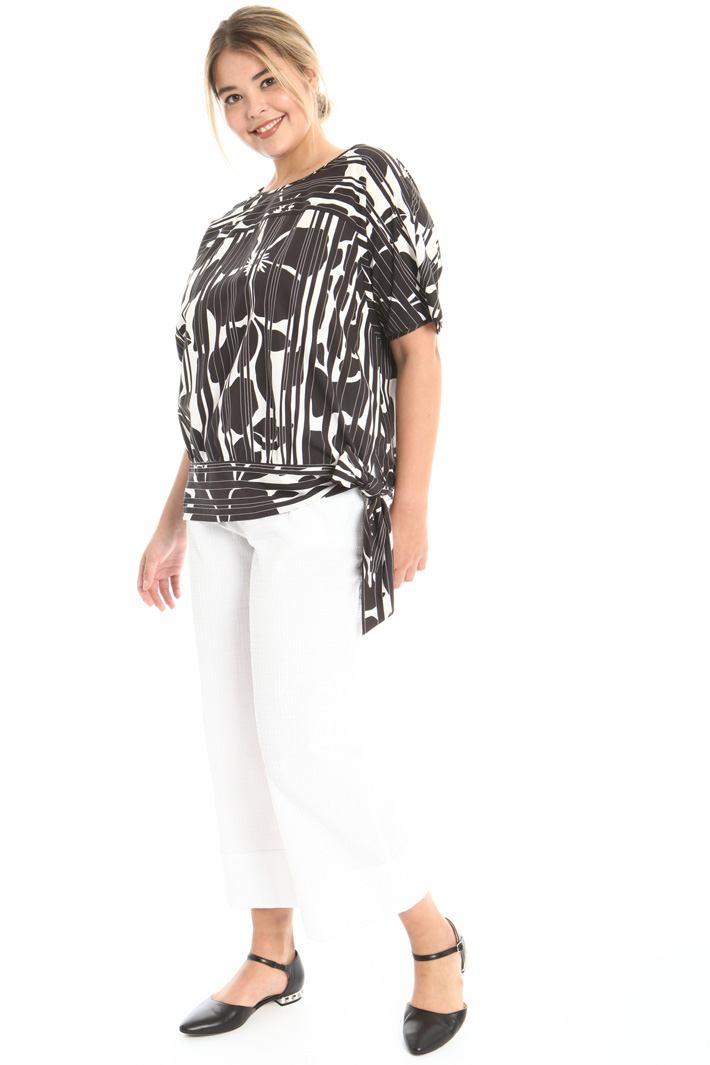 Casacca puro cotone stampato Fashion Market Casacca puro cotone stampato Fashion Market