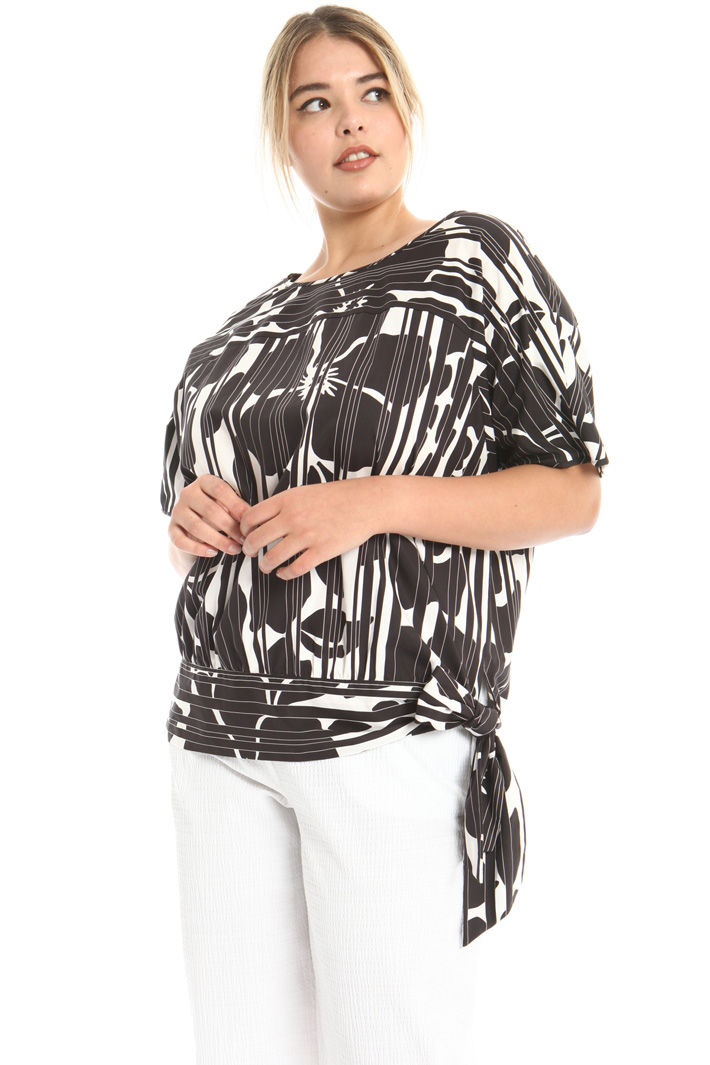 Casacca puro cotone stampato Fashion Market Casacca puro cotone stampato Fashion Market