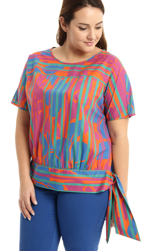 Casacca puro cotone stampato Fashion Market Casacca puro cotone stampato Fashion Market