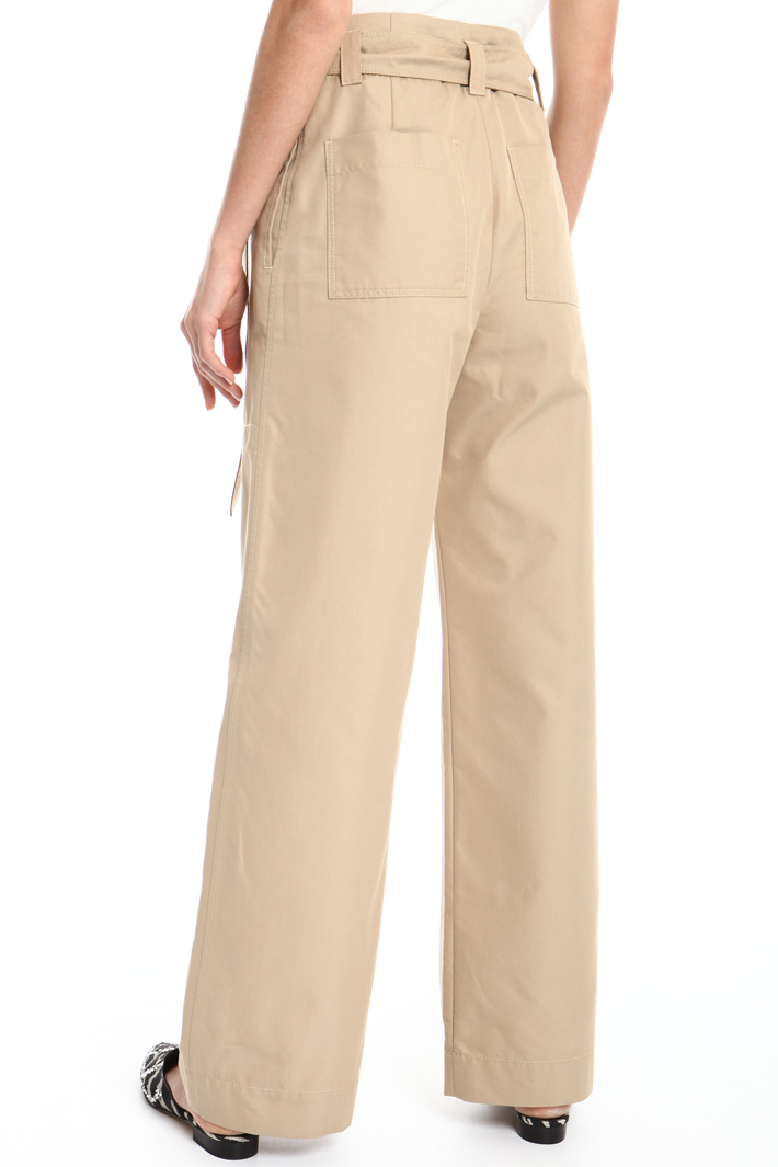 Pantaloni in puro cotone Fashion Market Pantaloni in puro cotone Fashion Market