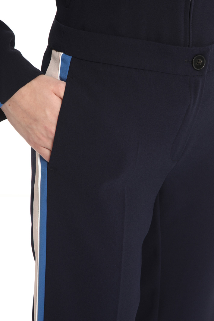 Pantaloni con bande contrasto Fashion Market Pantaloni con bande contrasto Fashion Market