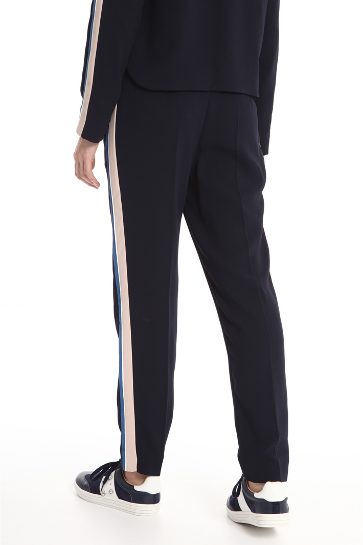 Pantaloni con bande contrasto Fashion Market Pantaloni con bande contrasto Fashion Market
