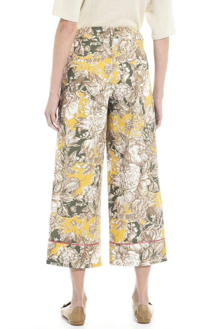 Pantaloni cropped in cotone Fashion Market Pantaloni cropped in cotone Fashion Market
