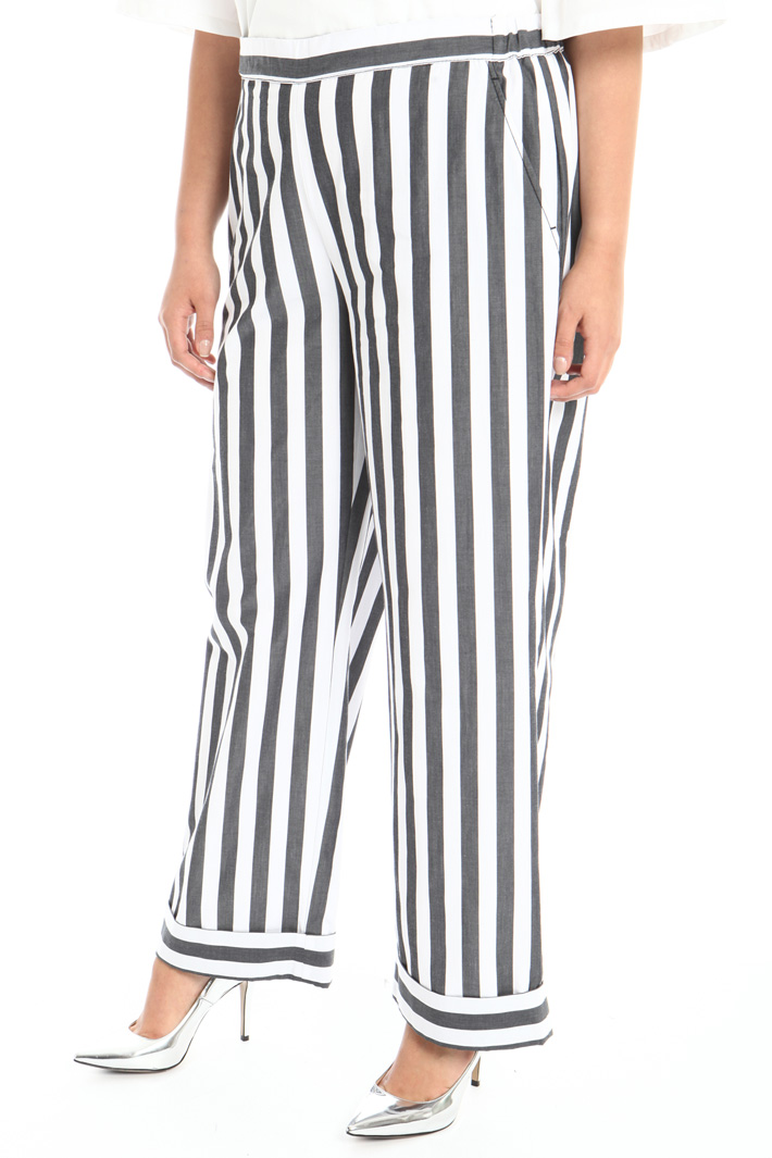 Pantaloni in popeline Fashion Market Pantaloni in popeline Fashion Market