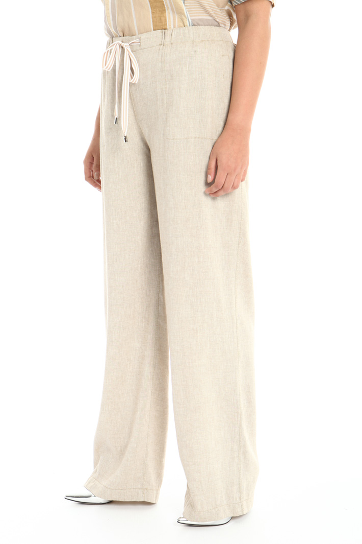 Pantaloni in misto lino Fashion Market Pantaloni in misto lino Fashion Market