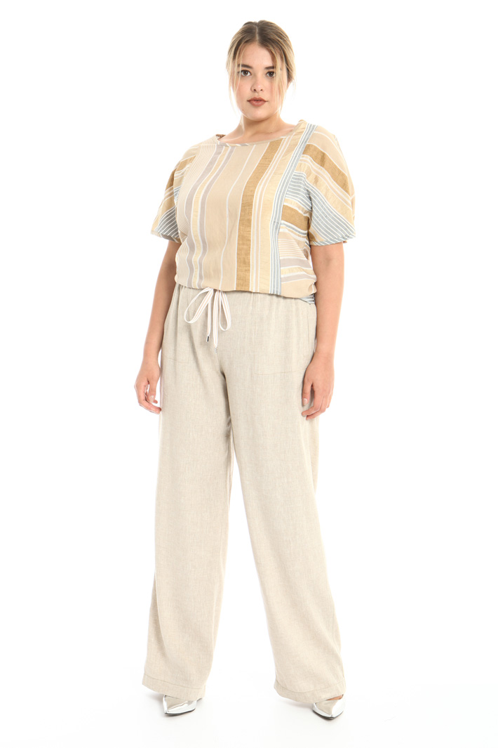 Pantaloni in misto lino Fashion Market Pantaloni in misto lino Fashion Market
