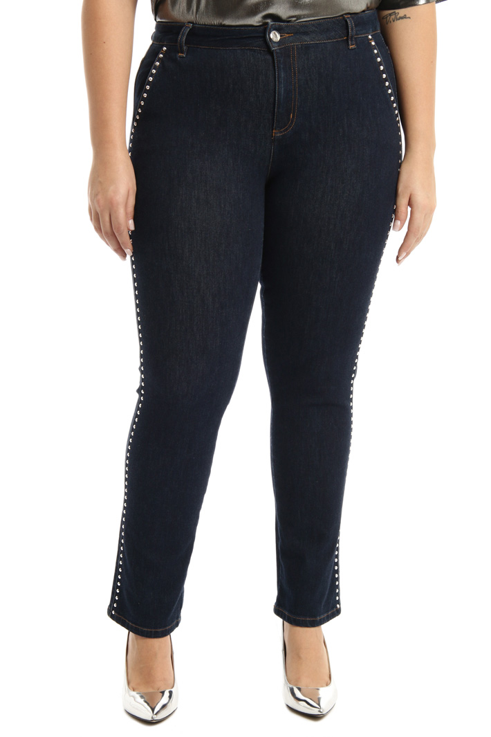 Jeans con borchie a decoro Fashion Market Jeans con borchie a decoro Fashion Market