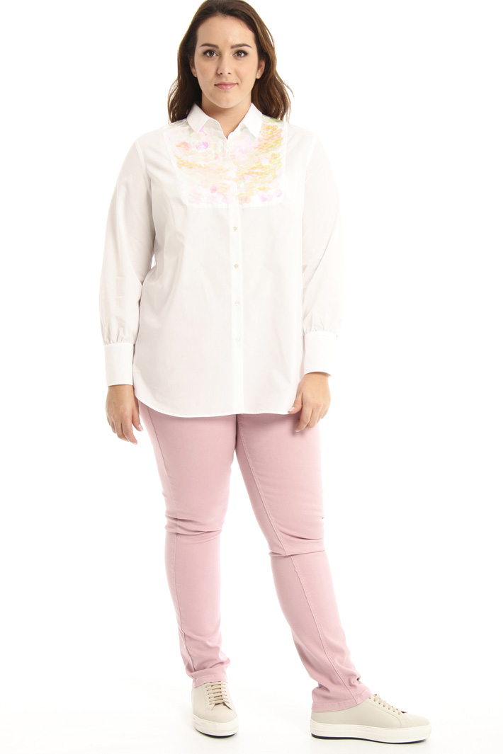 Camicia con maxi paillettes Fashion Market Camicia con maxi paillettes Fashion Market