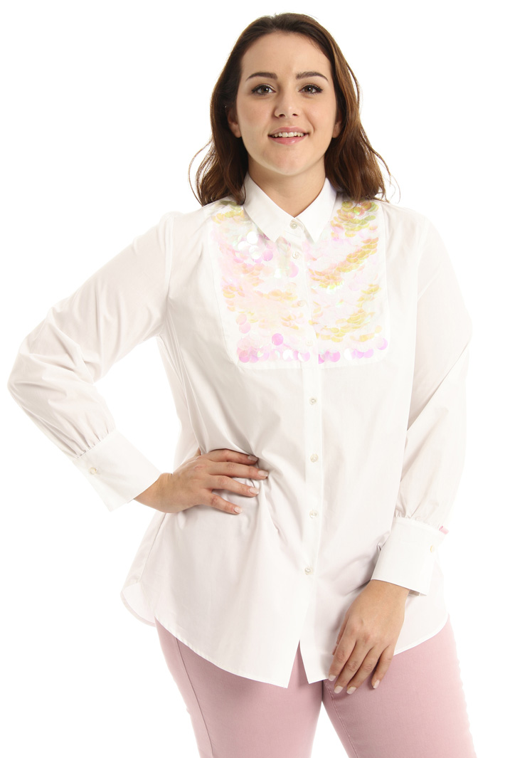 Camicia con maxi paillettes Fashion Market Camicia con maxi paillettes Fashion Market