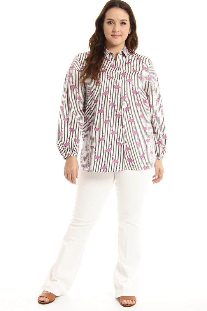 Camicia in raso di cotone Fashion Market Camicia in raso di cotone Fashion Market