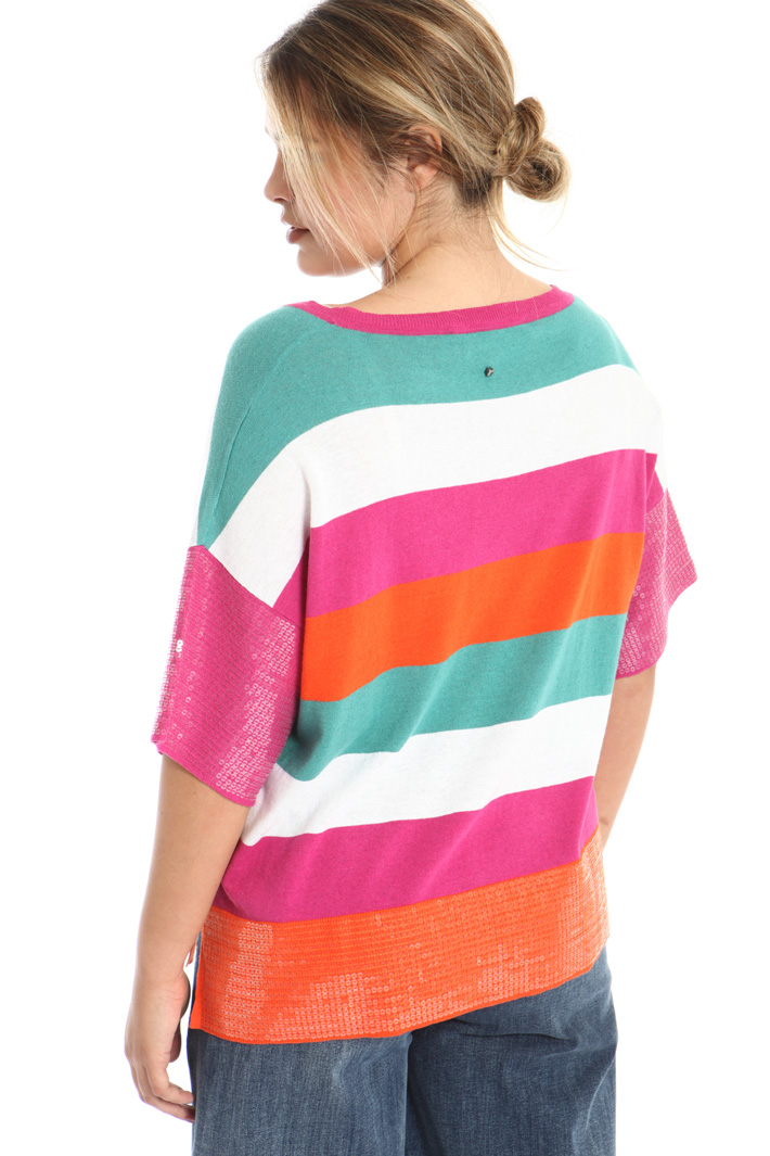 Maglia in cotone e lino Fashion Market Maglia in cotone e lino Fashion Market