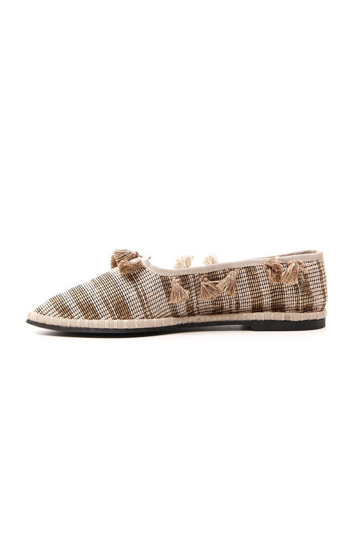 Mocassino in rafia con nappe Fashion Market Mocassino in rafia con nappe Fashion Market
